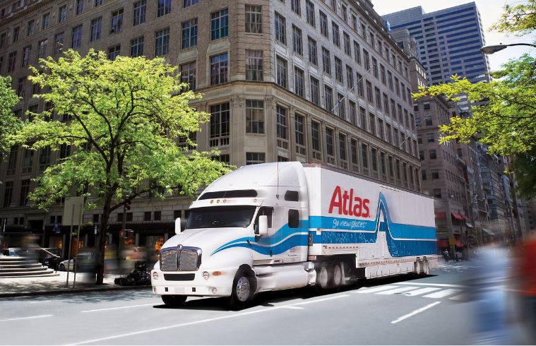 Atlas Moving pour les services de déménagement