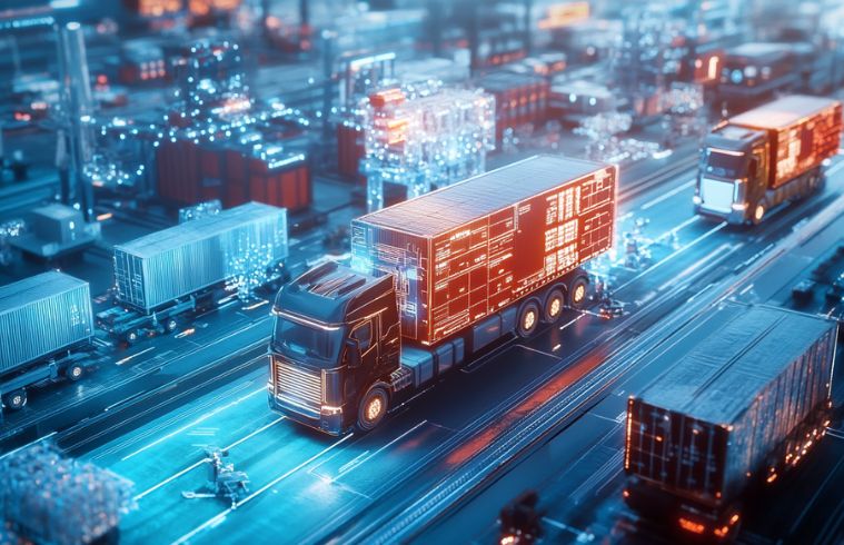 Atlas Connect platform showing shipment tracking and logistics tools