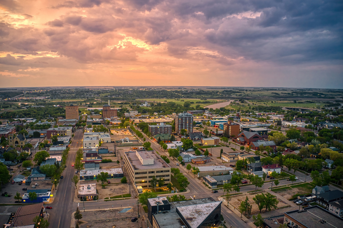 Aperçu de la ville de Brandon, Manitoba